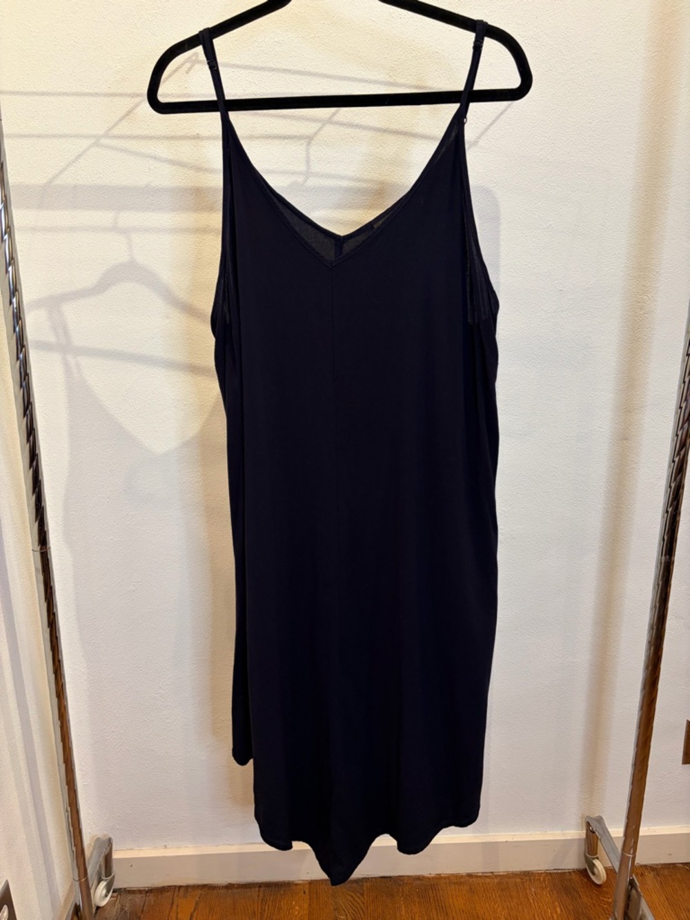 City Chic Black Midi Slip Dress